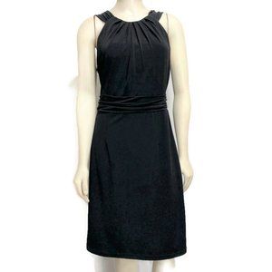 Apart 8 Black Sleeveless Knee-Length Dress LBD